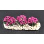 barrette triple fuschia