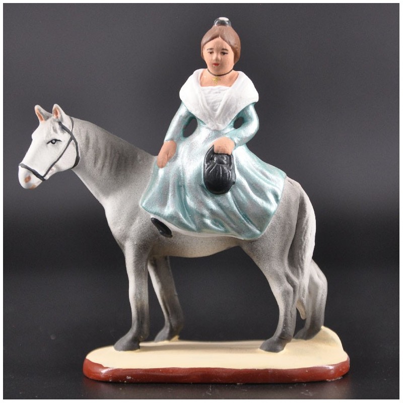 Arlésienne à cheval Arlésienne à cheval