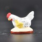 poule poussin blanche 5cm