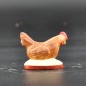 poule poussin marron 5cm poule poussin marron 5cm
