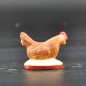 poule poussin marron 5cm