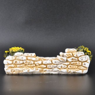 Banc fleuri