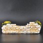 Banc fleuri jaune