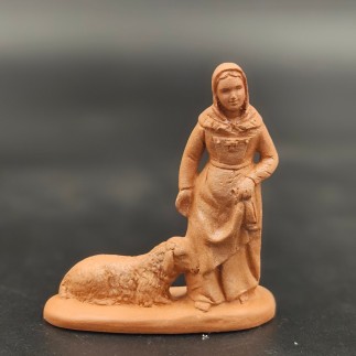 Bergère aux fleurs brut