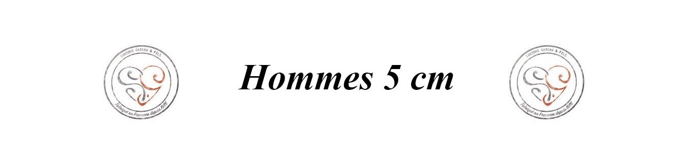 les santons hommes 5 cm